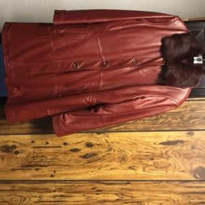 COPY - Metro Style faux fur leather coat